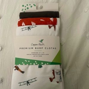 Copper Pearl Burp Cloths